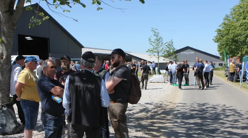 Cirka 350 deltog i Grovfoderekskursion 2023, som torsdag blev afholdt ved I/S Jespersen på Allesgaard ved Juelsminde. Foto: Kasper Stougård