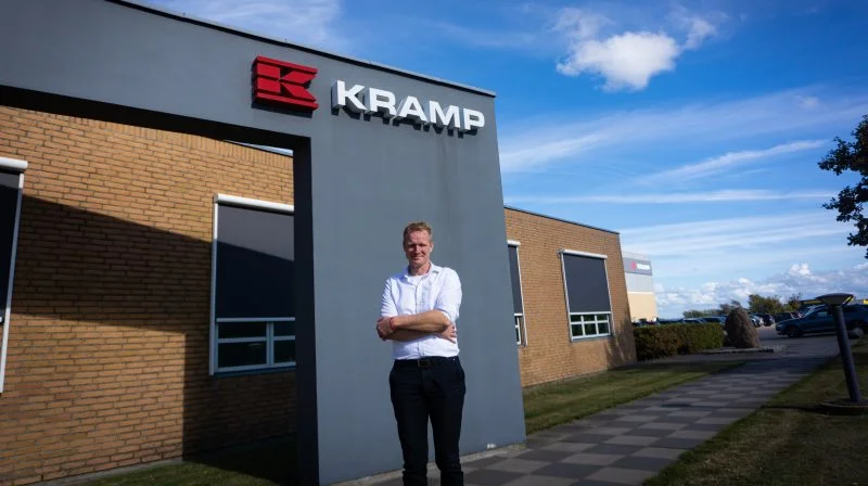 Kramp Danmark har i det udfordrende 2022 holdt et nogenlunde niveau på regnskabsfronten og er fortsat optimistisk for 2023. Her ses Albertus Kloosterman, tidligere adm. direktør i Kramp Danmark, da avisen var forbi sidst. Arkivfoto: Daniel Barber