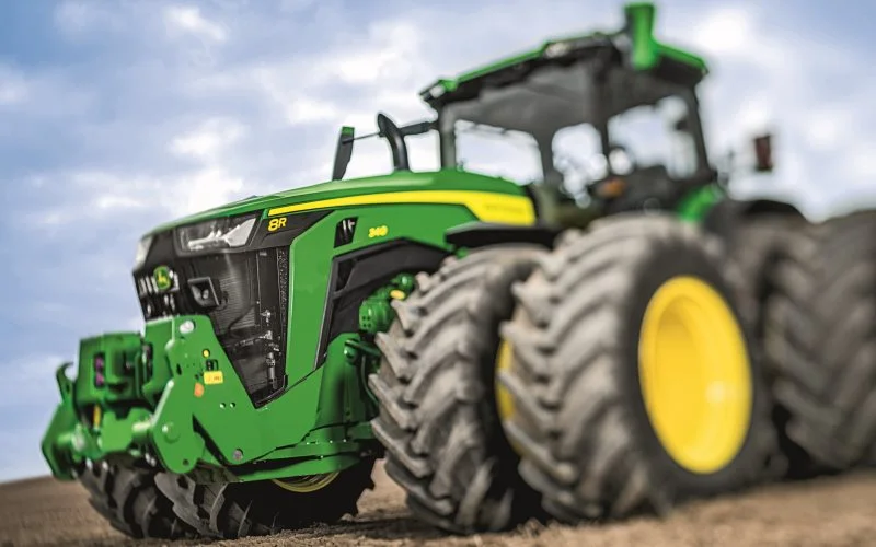 Hver tredje traktor, der blev registreret i juli måned, var en John Deere. Arkivfoto