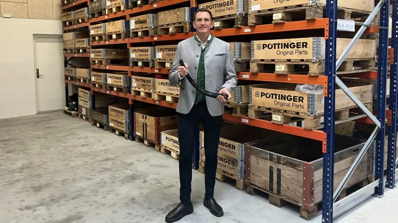 Direktøren for Pöttinger Skandinavia ApS, Lars Andreasen, har ledt datterselskabet i over et år og er det familieejede selskabs første direktør, der ikke er af østrigsk afstamning. Fotos: Pöttinger