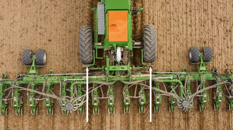 Precea 9000-TCC og 12000-TCC er Amazones nyeste skud på stammen, hvad angår præcisionssåmaskiner. De kommer med arbejdsbredder på 9 og 12 meter. Foto: Amazone Deutchland