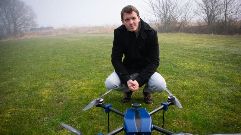 Efter tre år med udviklingen af skræmmedronen har Naust Robotics med Balázs Megyeri i førersædet måttet lukke virksomheden som følge af manglende kapital. Arkivfotos: Victor Juul Grønbæk