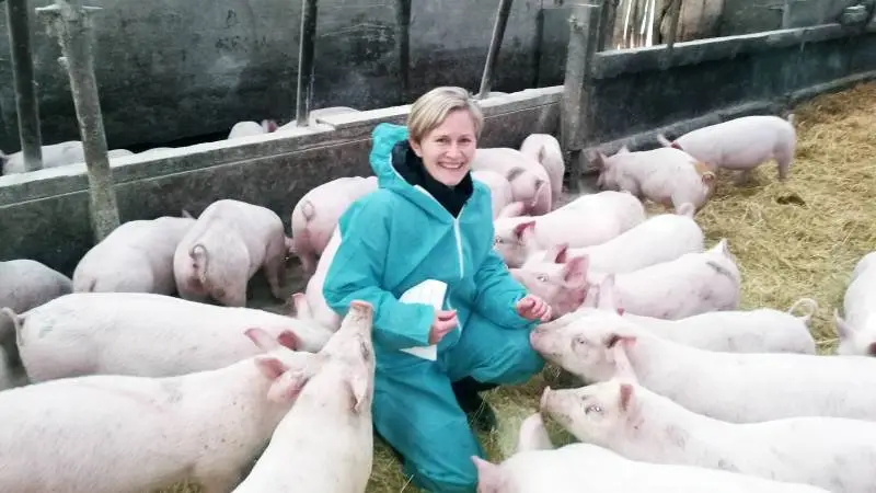 Svinedyrlæge Mette Gade fra LVK har positive erfaringer med ødemsyge-vaccinen Vepured.