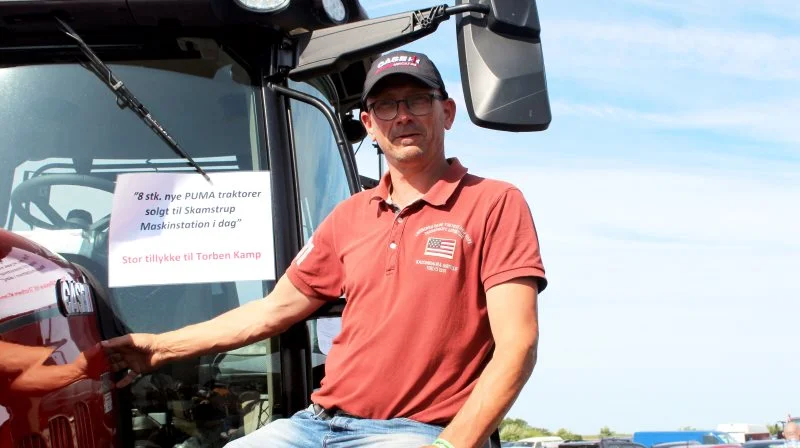 Torben Kramp, Skamstrup Maskinstation, har to gange været udsat for tyveri af GPS-udstyr. Nu kan der være kommet hul på sagen. Arkivfoto: John Ankersen