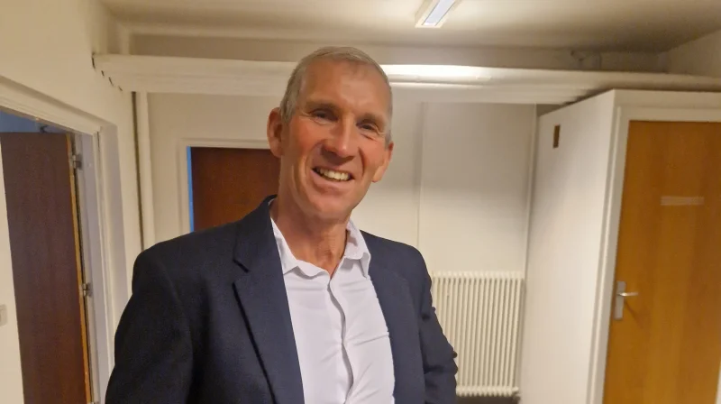 - Vi skal have nogle bedre kompetencer til at sidde i front på vores bestyrelse for Danish Crown, sagde Peter Kjær Knudsen forud for tirsdagens stormøde på Bygholm Landbrugssjole. Fotos: Henning K. Andersen