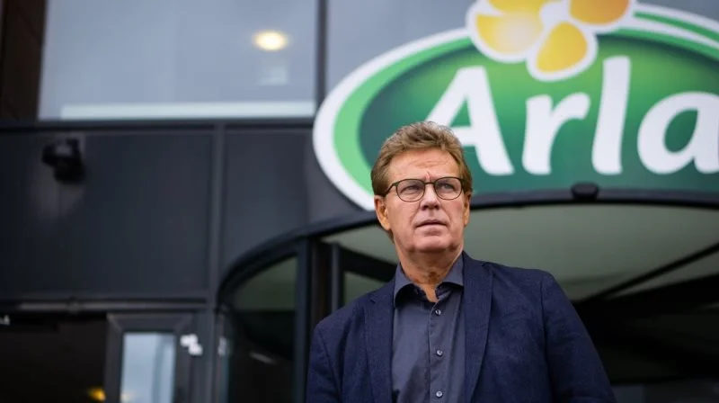 Arla Foods adm. direktør Peder Tuborgh fortæller om nyt fra Arla ved Fynsk Kvægs Årsmøde den 16. november. Arkivfoto: Victor Juul Grønbæk