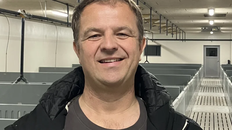 Svineproducent Martin Vestergaard foreslår at ændre reglerne omkring andelshaverkonti på en måde, så man på én gang støtter loyale andelshavere og medvirker til at få Danish Crown på fode igen. Privatfoto
