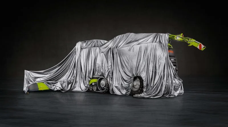 På Agritechnica-udstillingen afsløres en jubilæumsmodel af Claas Jaguar 990 Terra Trac i anledning af 50-året for produktion og distribution af selvkørende finsnittere. Foto: Claas