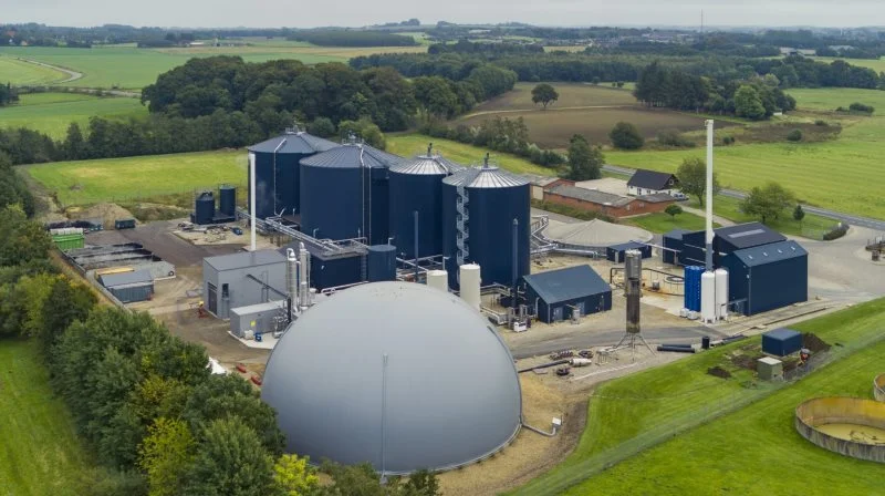 Thorsø Biogasanlæg. Arkivfoto.