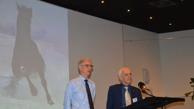 Traditionen tro indledes kongressen om formiddagen med årsberetning ved formanden Hans Marius Jørgensen, Gelsted, samt den faglige beretning ved chefkonsulent Jørgen Kold (tv). Arkivfoto: Camilla Bønløkke