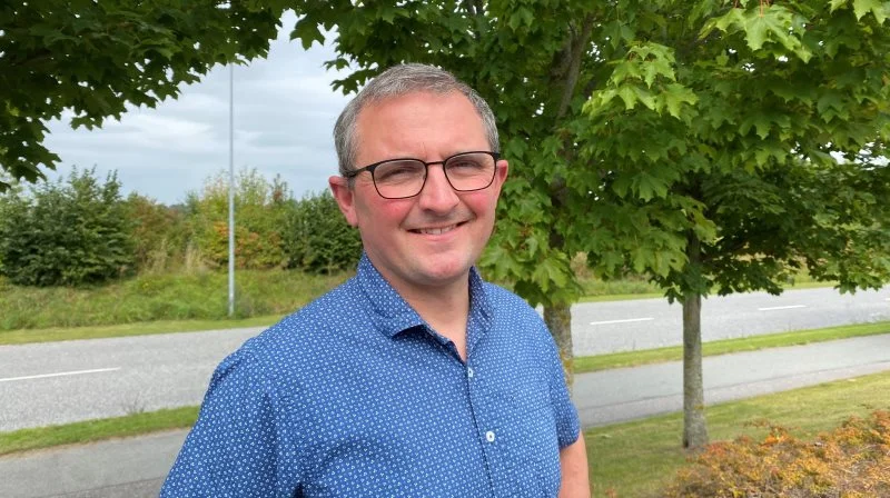 Formand for kvægudvalget i Djursland Landboforening, Mogens Hjort Jensen. Arkivfoto