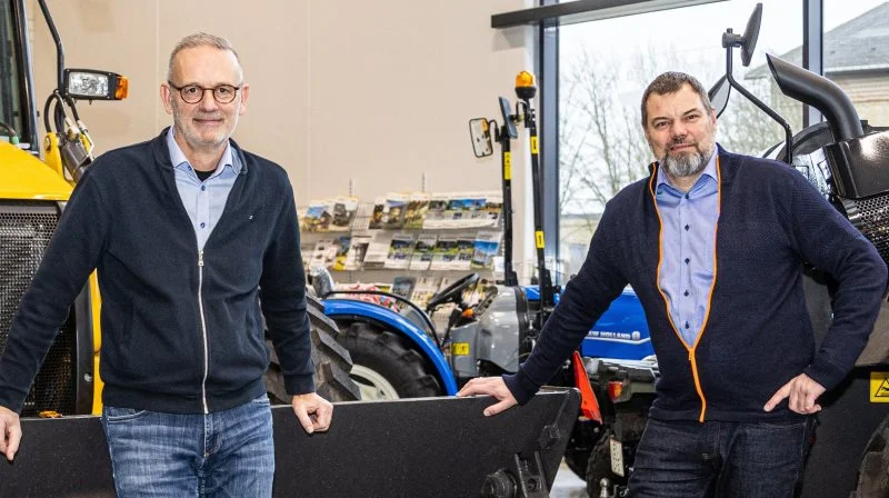 De to ejere af Johs. Mertz A/S. Direktør Gert Klitgaard (til venstre) og administrerende direktør Christian Holst. Pressefoto