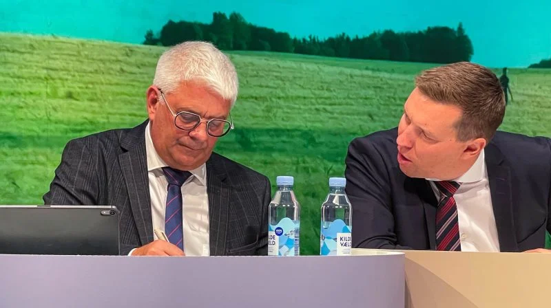 Viceformand Thor Gunnar Kofoed og formand Søren Søndergaard er tilsyneladende uenige om Svarer-rapportens indhold. Arkivfoto: Morten Ipsen