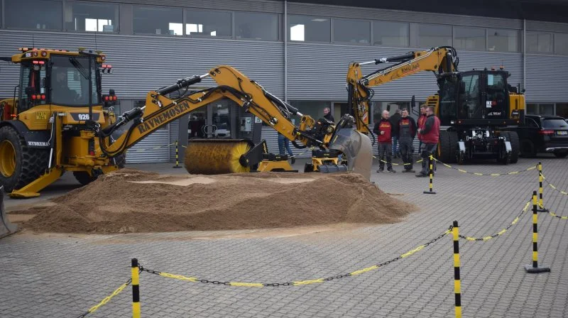 Til det store fælles åbent hus-arrangement i Ringsted var der blandt andet også maskindemonstrationer. Foto: Jørn Chr. Jervelund