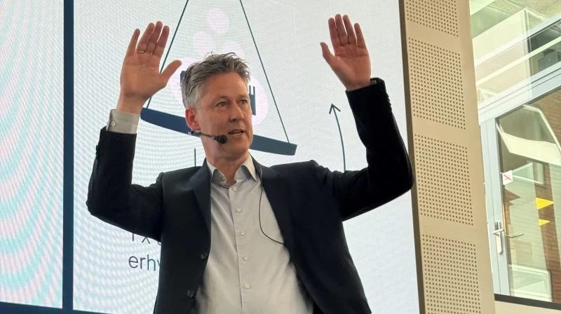 Michael Svarer understreger over for Effektivt Landbrug, at han hverken følte sig truet eller krænket af udtalelserne i debatten inden Bæredygtigt Landbrugs generalforsamling. Foto: Jacob Lund-Larsen