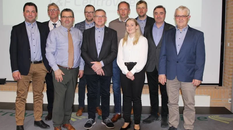 L&F Centrovices bestyrelse består efter valget 2024 af: Peter Høj, Lars Iversen, Torben Povlsen, Mads West, Carsten Hedegaard, Finn Eskelund Andersen, Natasja Skovgaard, Martin Boe Madsen, Henrik Terp og Hans Jakob Clausen. Fotos: Henriette Lemvig