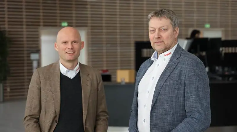 Jacob Christiansen, (tv), og Nis Kristian Hjort, (th). Foto: Velas