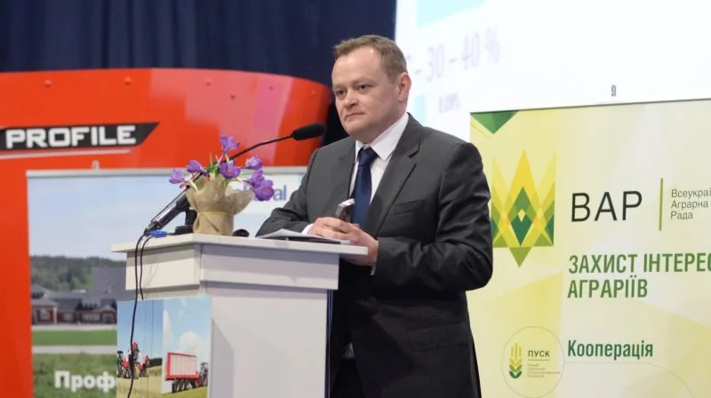 Formanden for det ukrainske landbrugsråd, Andryi Dykun, er godt utilfreds med den opførsel, som Polens vicelandbrugsminister, Michal Kolodziejczak, viste under sidste uges polsk-ukrainske landbrugsforhandlinger. Arkivfoto