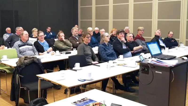 Knap 40 kødkvægsavlere var mødt op til årsmødet, der blev afviklet i Sorø.