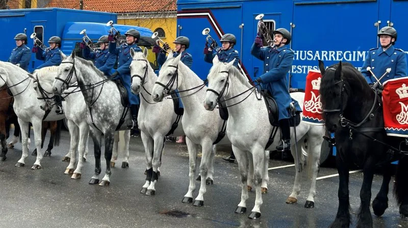 Alle tre dyrskuedage kan man opleve de flotte heste i Gardehusarregimentet. Foto: Karina Hallgren