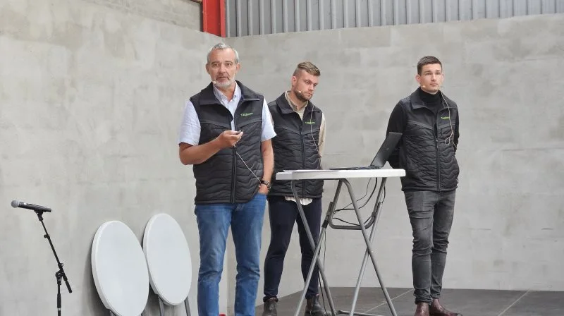 Generationsskifte på Taagholm – i dag består trekløveret af – fra venstre: Michael Sangild, Jesper Lodahl og Morten Sangild. Foto: John Ankersen