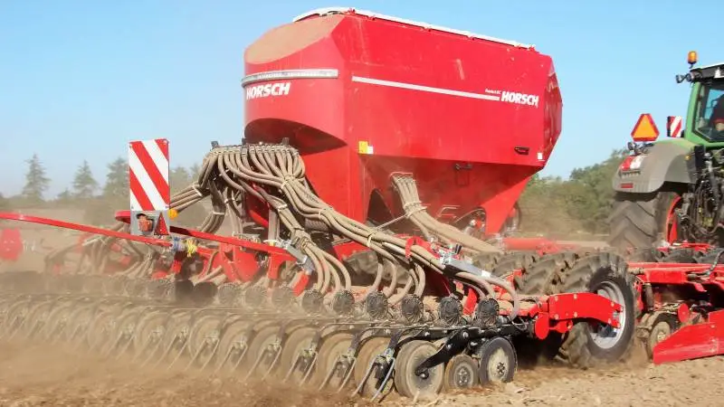 En Horsch Pronto 6 DC PFF med SingularSystem i arbejde. Foto: Horsch