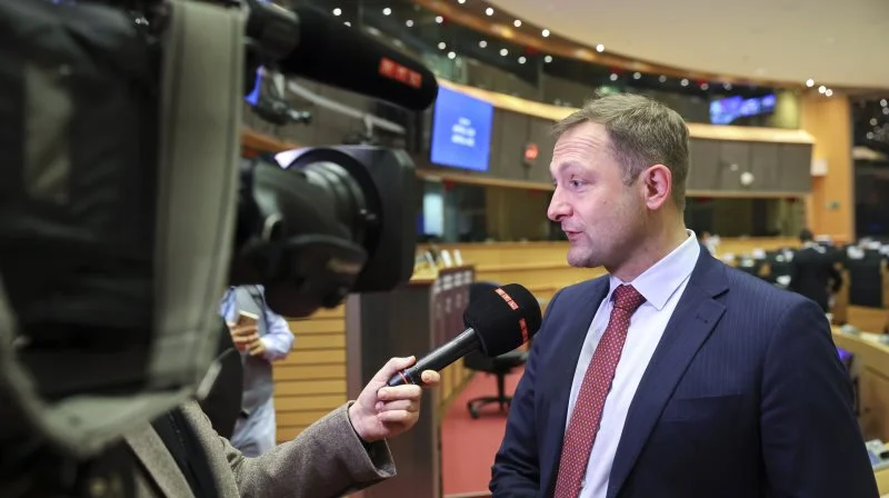 EU's kommende landbrugskommissær, Christophe Hansen fra Luxembourg, slog mandag aften fast, at han vil arbejde på at stabilisere landbruget økonomisk, samtidig med at sørge for liv i landdistrikterne med hensyn til miljø og klima. Foto: Alexis Haulot, © EU