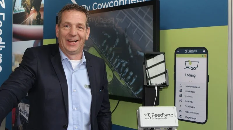 Det er ifølge Andre Sistermans meget aktuelt, at de danske kvægbrugere kobler en brovægt sammen med Feedlync by Cowconnect. - Landbruget skal være mere og mere præcist, slår han fast. Foto: Line Brusgaard