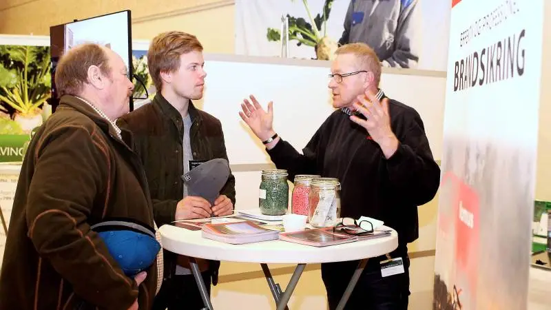 Der er rig lejlighed til at tale med de mange leverandører og høre en række spændende indlæg, når DLG afvikler Vækstforum 2018 i Herlufmaglehallen. Foto: Jesper Hallgren