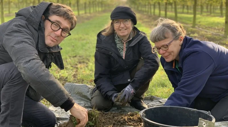 De tre initiativtagere Harald Krabbe, Lotte Nystrup Lund og Hanne Gundersen. Foto: Business Lolland-Falster
