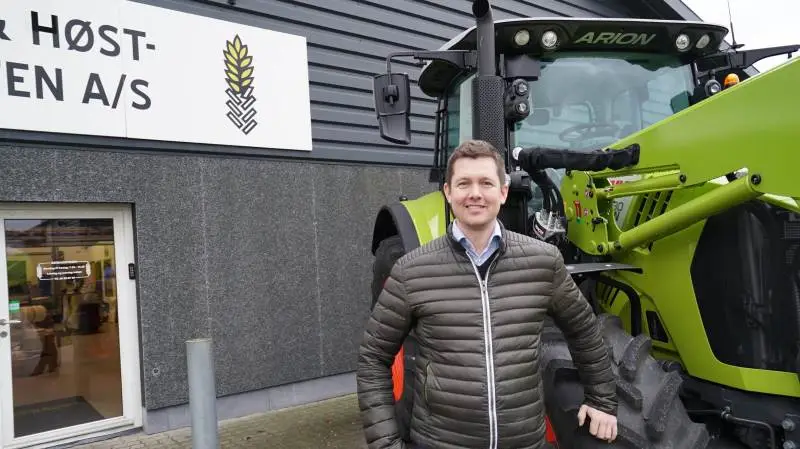 - Der kan ikke ske noget med en Claas Lexion mejetærsker, som kommer bag på vores mekanikere - for de har prøvet det hele før, garanterer Henrik Thomsen, administrerende direktør for Traktor & Høstspecialisten.