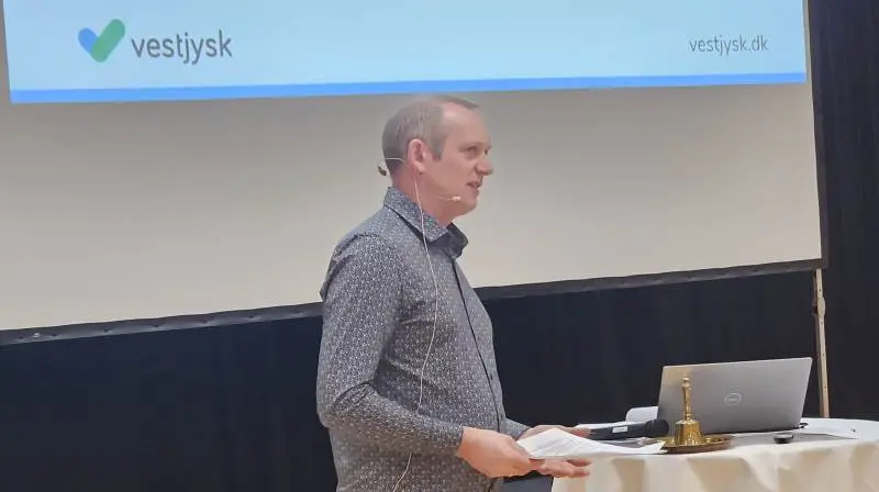 Formand i Vestjysk Landboforening, Jacob Spangsberg, ser den grønne trepart og generationsskifte som de største opgaver for landbruget. Foto: John Ankersen