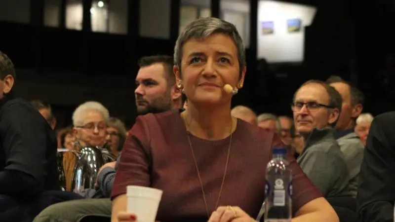 Margrehte Vestager var hovedtaleren mandag aften i Agerskov til SLF's nytårskur.