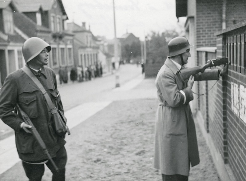 Modstandsfolk i Svendborg 5. maj 1945.