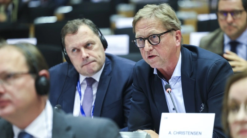 Asger Christensen (V) glæder sig over, at ulven ikke længere er »strengt beskyttet«, men blot »beskyttet« efter en afstemning i Europa-Parlamentet torsdag. Arkivfoto: Alexis Haulot/EU