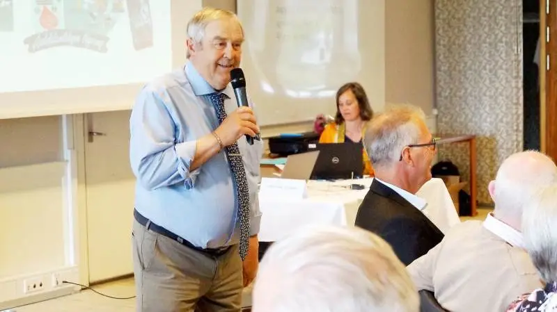 - Vi har pengene, men vi skal blive bedre til at gøre opmærksom på vores eksistens, og at vi er konkurrencedygtige, sagde formand Bent Højgaard Andersen. Foto: Henrik Sieben