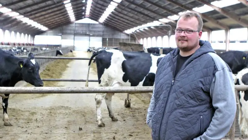 Mens han indtil videre har samlet op på videoanalyserne fire gange med sin kvægrådgiver, bruger Christian Mark og hans medarbejdere selv videooptagelserne aktivt i det daglige arbejde. Fotos: Christian Carus