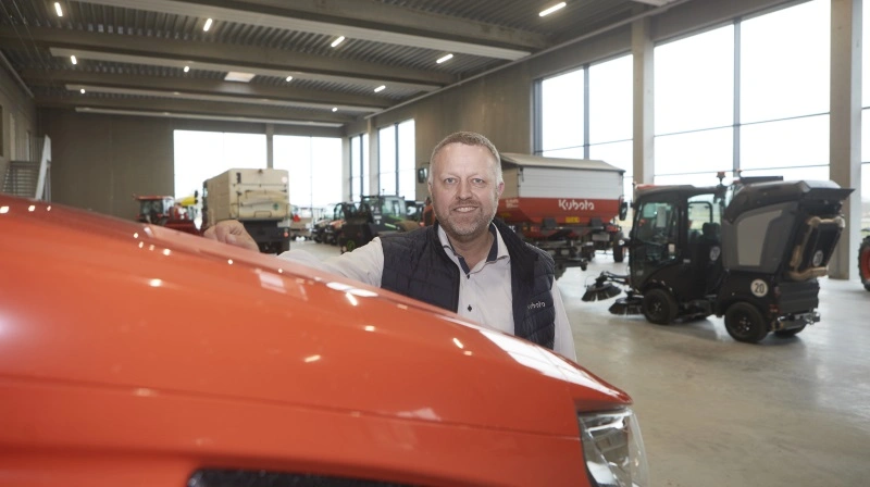 Kristian Refnov er adm. direktør i Nellemann Machinery A/S og har sammenlagt ca. 15 års erfaring i virksomheden. Fotos: Erik Hansen