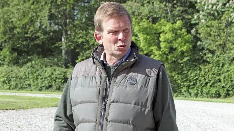 Torben Hansen, planteformand i Landbrug & Fødevarer, håber, at det går hurtigt for organisationens primærbestyrelse at få besluttet om sprøjteforbuddet i Beder ved Aarhus skal afprøves ved en domstol. Foto: Lasse Ege Pedersen