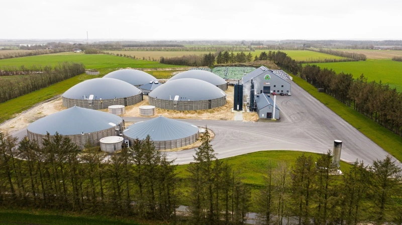 DBC har siden stiftelsen i 2019 investeret i en række biogasanlæg rundt om i landet. Blandt andet Outrup Biogas i Vestjylland. Arkivfoto