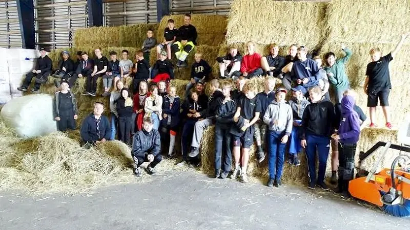 Der var i år 46 deltagere ved årets udgave af Landbrugsskolen Sjælland i Høngs Farmer Camp, hvilket var dobbelt som mange som i 2018. Foto: Landbrugsskolen Høng.