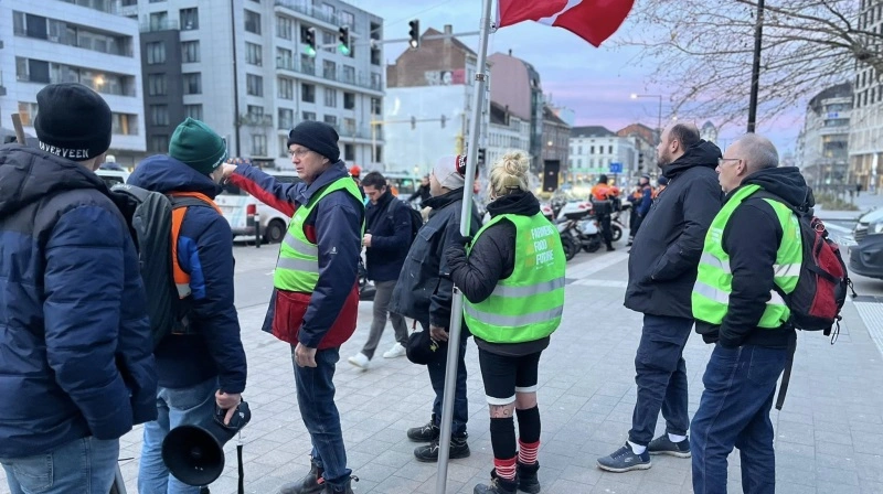 Det er ikke længe siden, at der var protester mod Mercosur-aftalen i Bruxelles. Nu har protesterne spredt sig til Paris. Arkivfoto: Nofff.eu