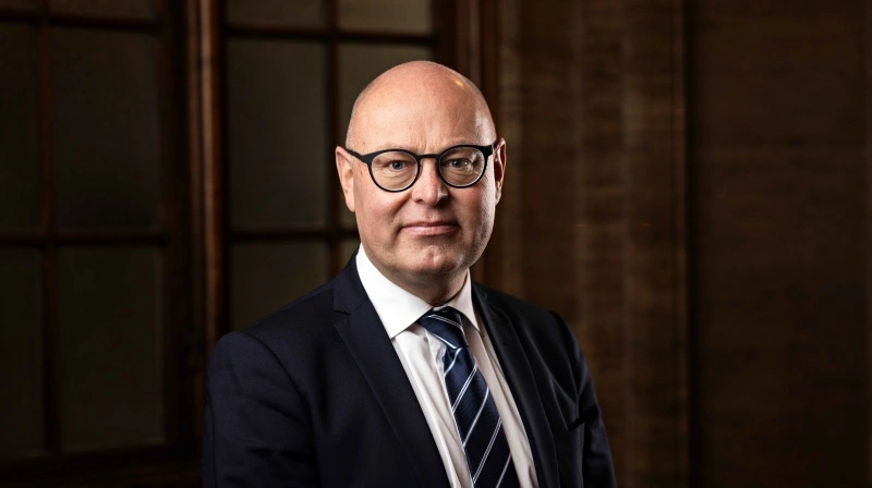Flemming Nør-Pedersen, viceadministrerende direktør i Landbrug & Fødevarer, advarer om, at en straftold fra USA's præsident, Donald Trump, vil true danske arbejdspladser. Foto: Landbrug & Fødevarer