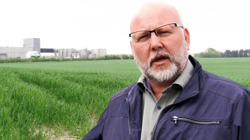 Bjarne Larsen er ærgerlig over, at Daka Refoods planer om et biogasanlæg på Sjælland er blevet sløjfet. Foto: Alexander Dornwirth.
