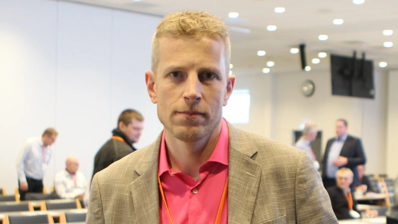 Formanden for Danske Svineproducenter, Jeppe Bloch Nielsen. Arkivfoto