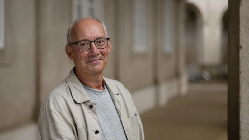 Forfatteren Niels Krause-Kjær er født i 1963 og opvokset på et landbrug i Østjylland. Foto: Ib Helles Olesen / Forfatterweb