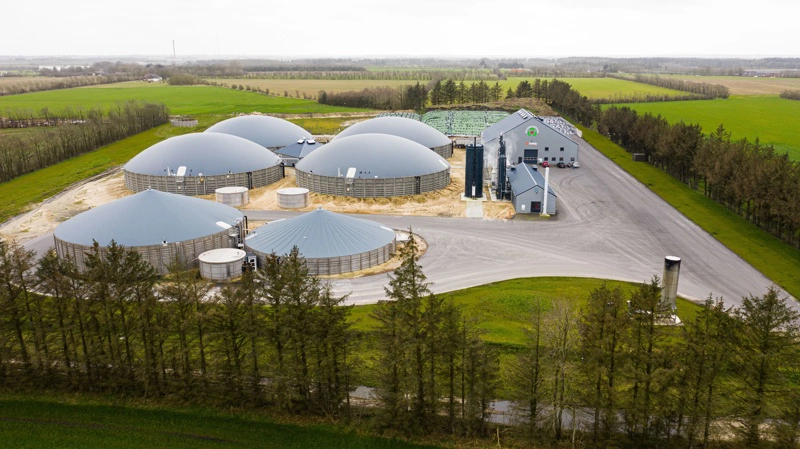 Restproduktet fra biogasanlæg – den afgassede biomasse – kan i fremtiden blive til flydende nitratgødning med bedre udnyttelse og lavere miljøpåvirkning. Arkivfoto