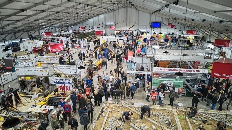 Sådan så konkurrenceteltet ud ved DM i Skills i Roskilde i 2024.