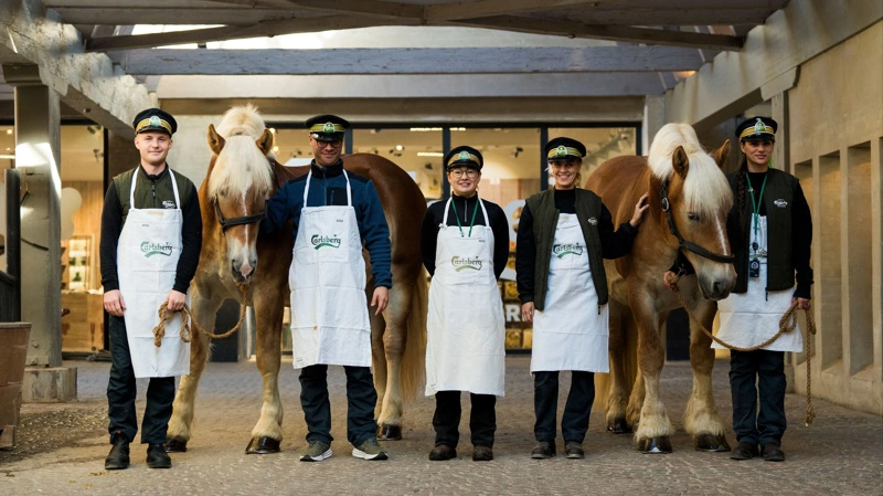 Home of Carlsbergs heste og kuske. Foto: Daniel Rasmussen / Home of Carlsberg