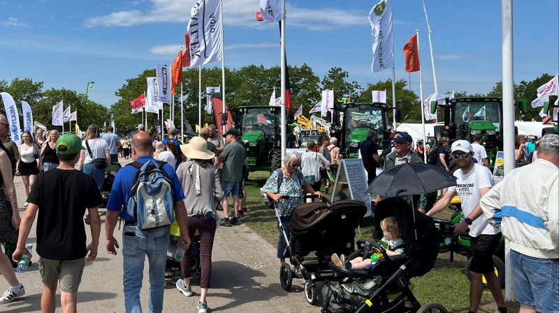 På det historisk store område præsenterer 192 udstillere de nyeste landbrugs- og entreprenørmaskiner. Arkivfoto: Jesper Hallgren